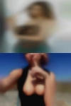 Naked woman with belly